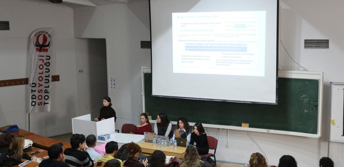 Elif Özdemir, 14-15 Mart'ta düzenlenen 22. Geleneksel ODTÜ Sosyoloji Günlerine, "Ötrofikasyonun Politiği: Teknokratik Söyleme Karşı Bir Direniş Olarak Eko-Çeviri" başlıklı sunumuyla katıldı.